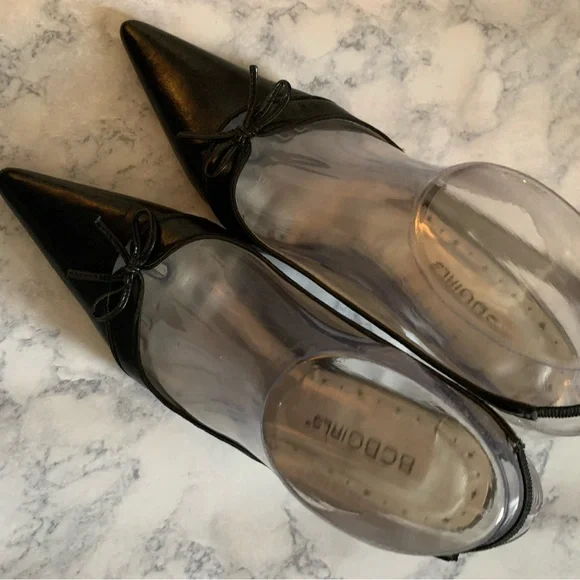 Black BCBGirls Slingback Pumps - Picture 4 of 4